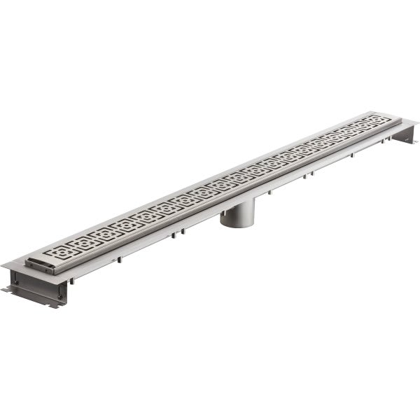 Zurn Zs880 48 Db 48 Steel Linear Shower Drain With Decorative