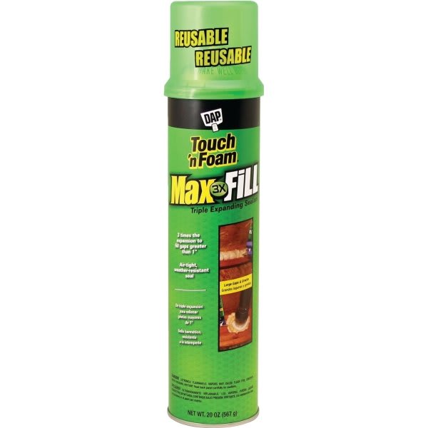 DAP Touch�n Foam Amber Max Fill Expanding Foam Sealant