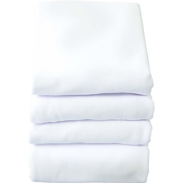 Foundations Safefit Portable Crib Sheets White Case Of 6 | HD Supply