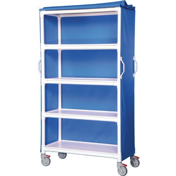 4 Shelf Large Linen Cart In Linen HD Supply