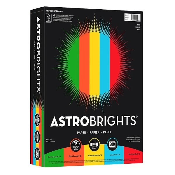 Paper astrobright,astd 22226 (759598212264)