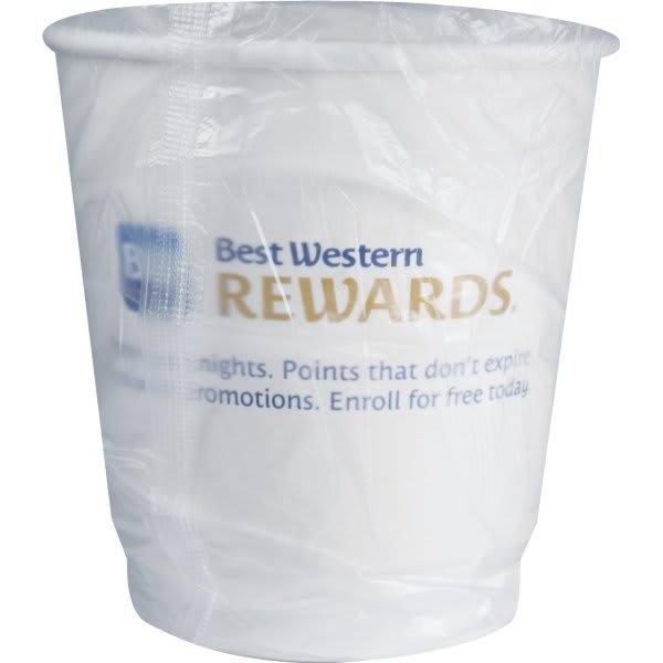 RDI Best Western Rewards 10 oz 500 Count Double Wall Wrapped Cup