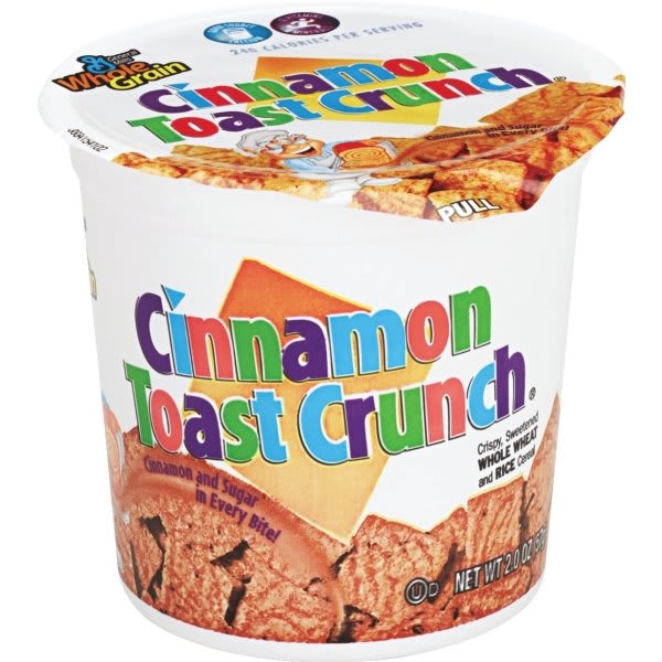 General mills cinnamon toast cereal cups 6ct (016000138971)