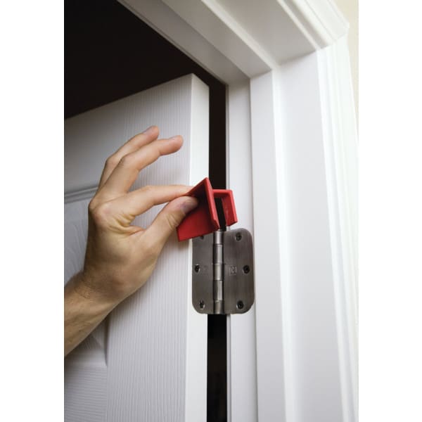 Hinge Buddy Door Stop Red HD Supply