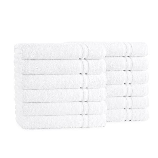 Cotton Bay® Classic™ Bath Towel Cam 25x54 13 5 Lbs/dozen White, Case Of 48