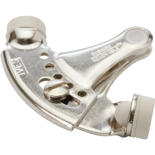 Commercial Hinge Pin Door Stop Bright Nickel, Package of 5 HD Supply