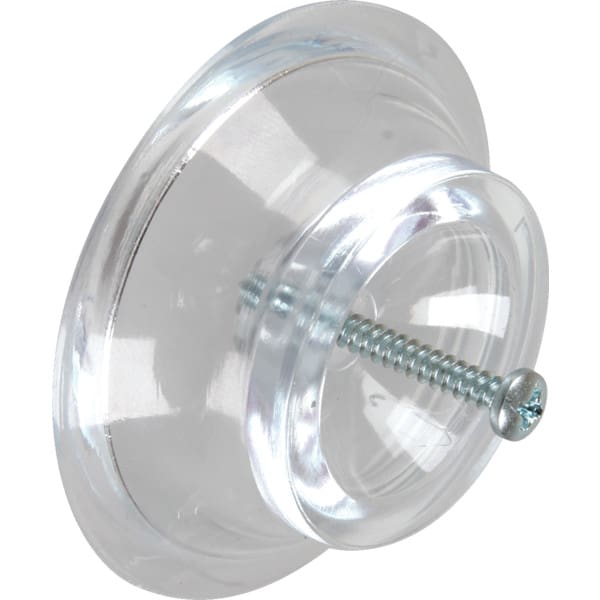 Wall Door Bumper 25/16" Clear, Package of 2 HD Supply