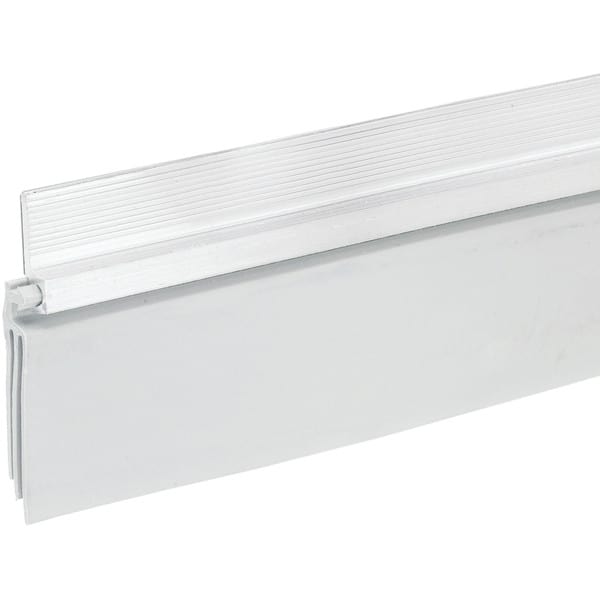 Frost King Aluminum And Vinyl Self Stick Door Sweep White Package