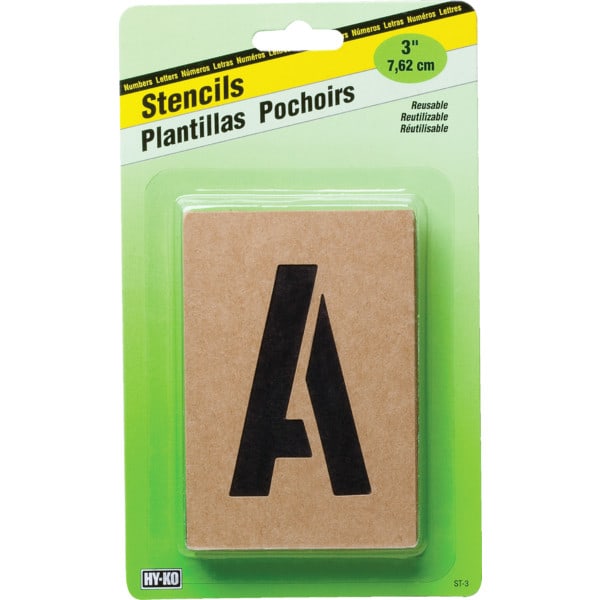 3" Stencil Kit HD Supply