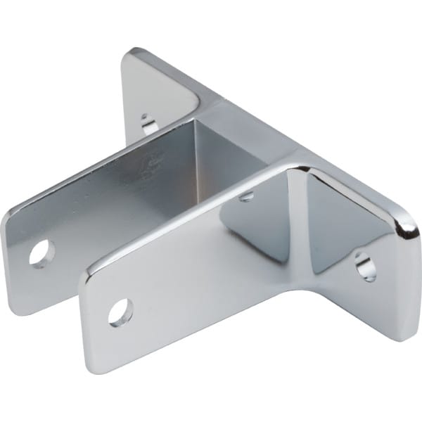 Toilet Partition Wall Bracket For 1" Panels Pack Of 2 HD Supply
