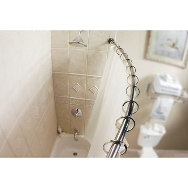 60" Chrome Curved Shower Rod HD Supply