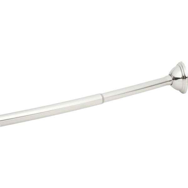 60" Chrome Adjustable Curved Shower Rod HD Supply
