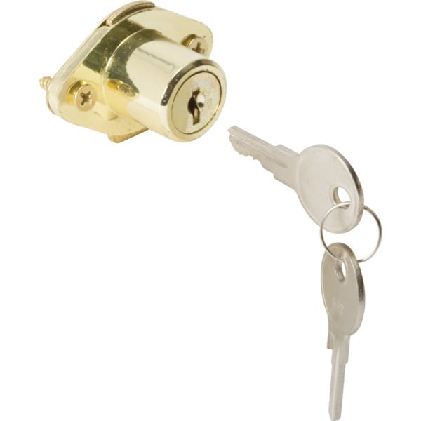 Yale® 7/8" Drawer Lock Brass Finish, Y13 Keyway HD Supply
