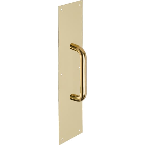 HeavyDuty Door Pull Plate Solid Brass HD Supply
