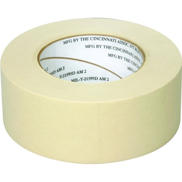 Masking Tape: 2″ Wide, 60 yd Long, 7.5 mil Thick, Red – Diversity Products