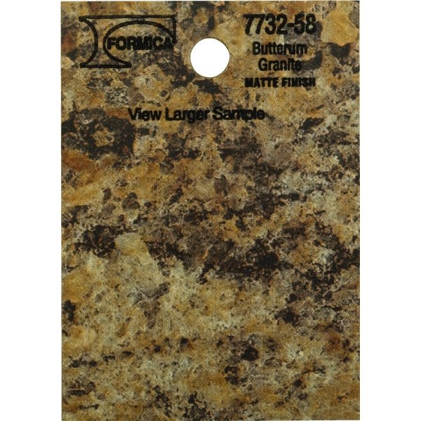 25 D X 8 L Butterum Matte Kitchen Laminate Countertop Hd Supply