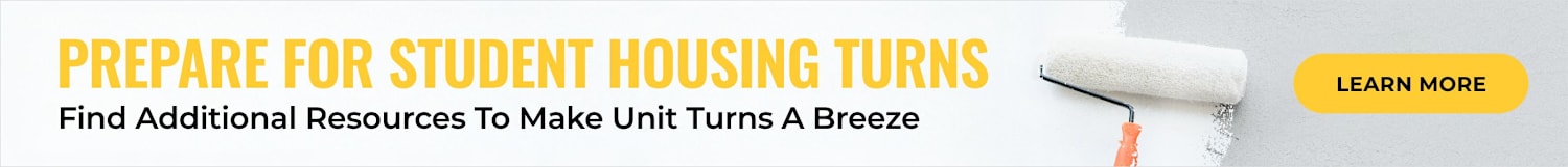 Prepare For Student Housing Turns