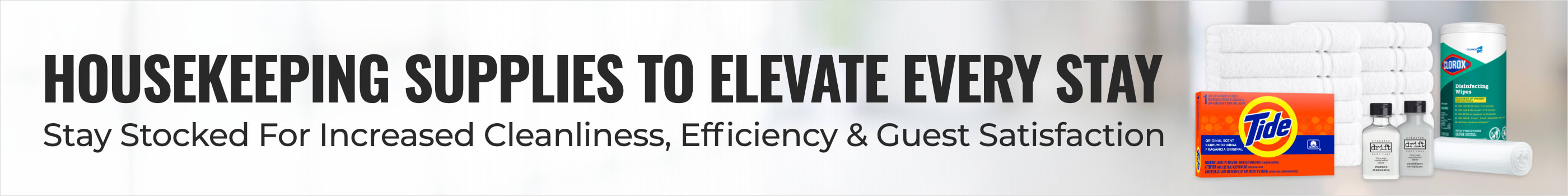 Housekeeping Supplies For 5-Star Stays