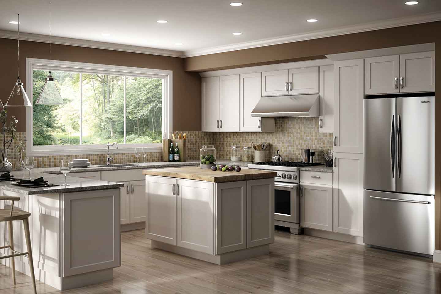 LUXOR WHITE KITCHEN CABINET COLLECTION