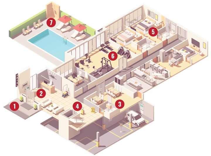 Hospitality Interactive Map