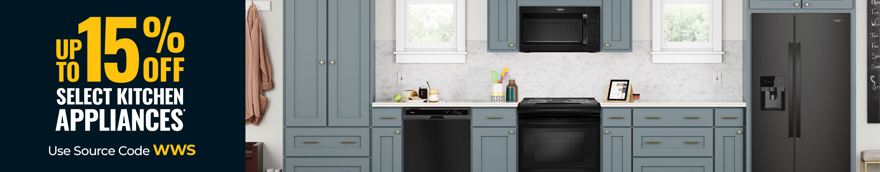Up To 15 Percent Off Select Kitchen Appliances