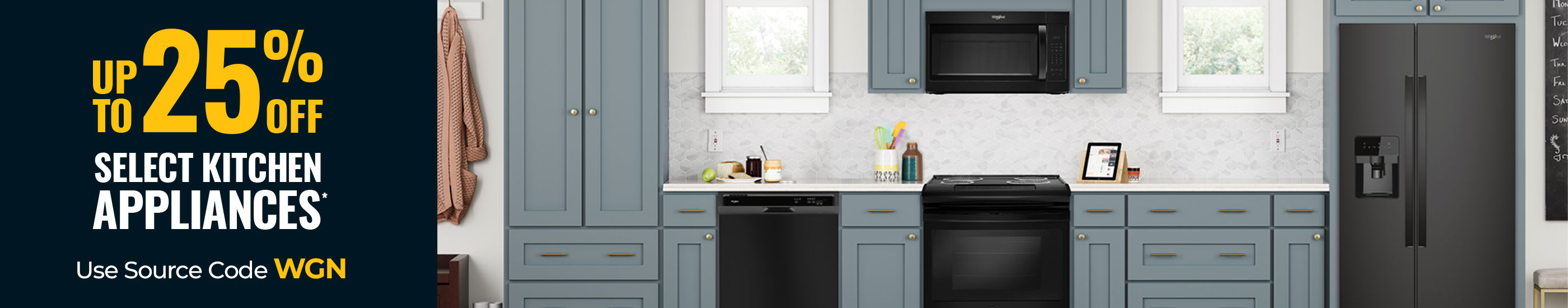 Up To 25 Percent Off Select Kitchen Appliances