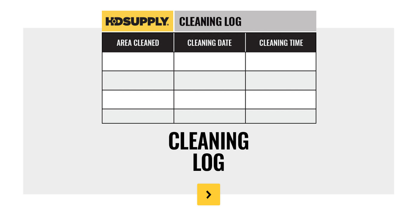 Cleaning Log