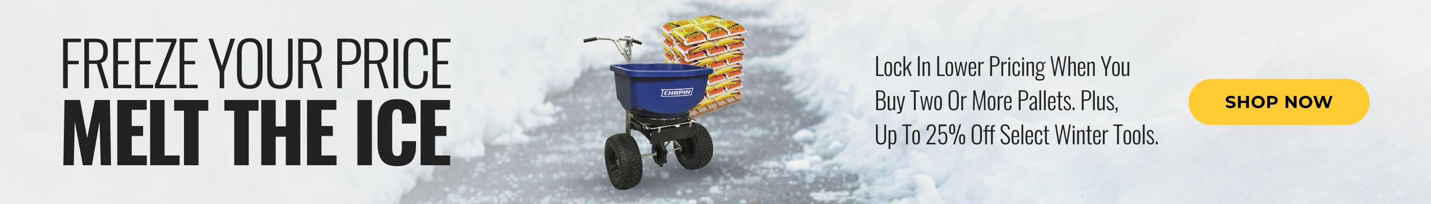 Lock In Low Prices On Ice Melt