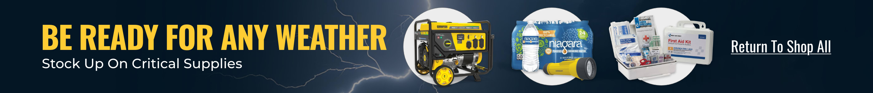 Be Ready For Any Weather