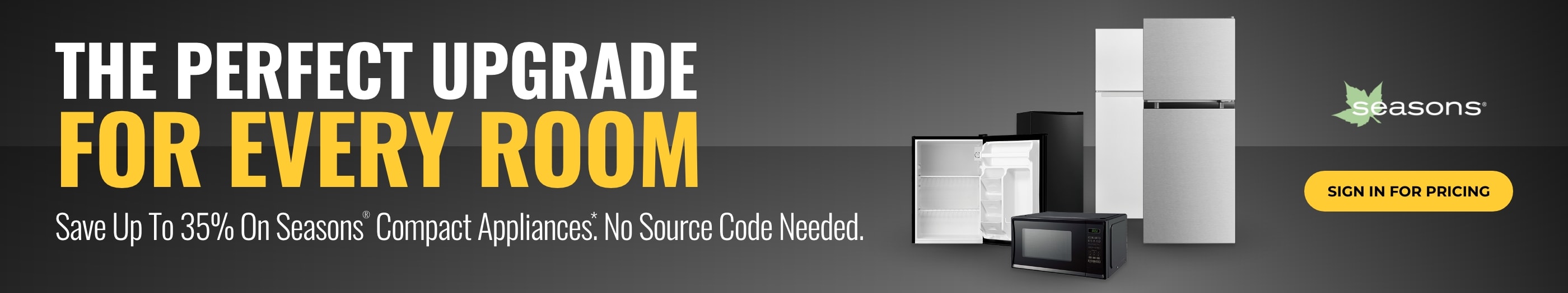 Up To 35% Off SeasonsÂ® Compact Appliances