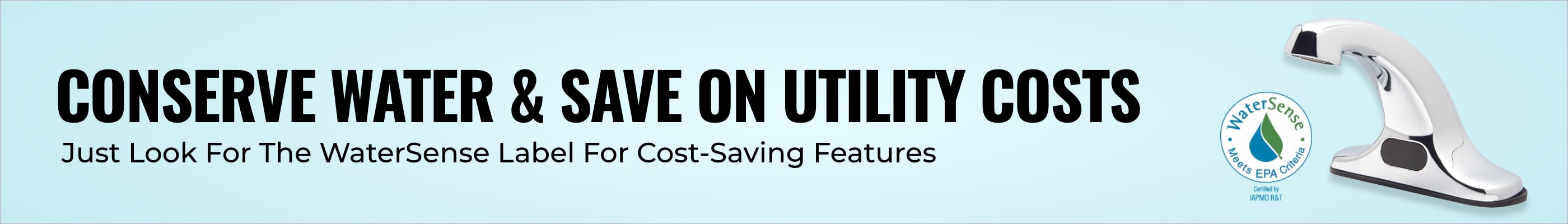 Conserve Water & Save On Utility Costs