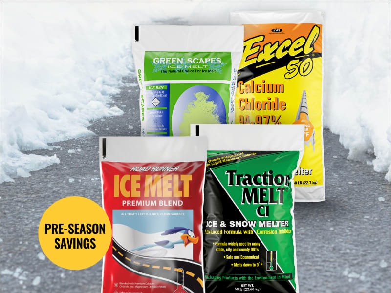 Ice Melt From $13.99 Per Bag