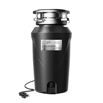 Maintenance Warehouse® 1/2 HP Continuous Feed Garbage Disposal Corded With Bio-Shield Odor Protection