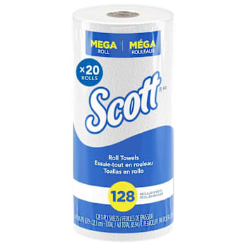 Scott Kitchen Standard Paper Towels With Absorbency Pockets, 20 Rolls-Case