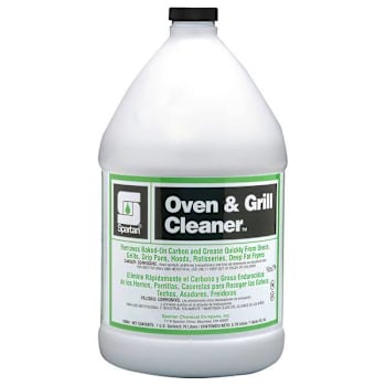 Spartan 1 Gallon Lemon Scent Oven And Grill Cleaner, Case Of 4