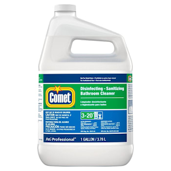 Comet Disinfectant Sanitizing Bathroom Cleaner, Closed Loop, 1 Gallon