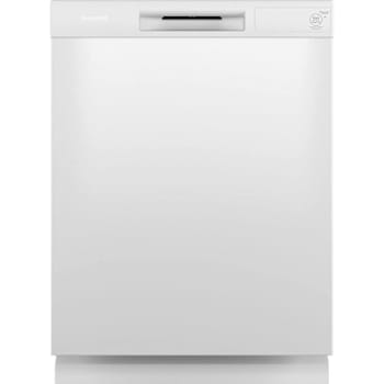 Hotpoint 24 In. Front Control SmartHQ Dishwasher With Plastic Interior Tall Tub, White