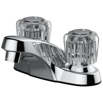 Seasons Builder 1.2 GPM 2-Handle Centerset Low-Arc Bathroom Faucet, Chrome