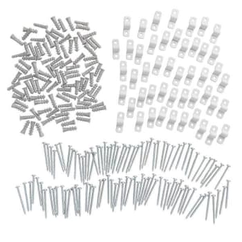 Everbilt 1.5-In. Fixed Mount Metal U-Clips For Drywall And Concrete (48-Pack)