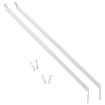 Everbilt Fixed Mount Shelf Support Bracket For 12-16 In. Wire Shelving (2-Pack)