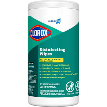 Clorox Disinfecting Wipes, Cloroxpro, Fresh Scent, 75 Count Canister