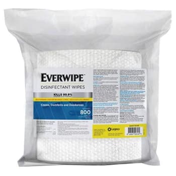 EVERWIPE By Tork Disinfecting Wipes, 800 Sheets Per Bag, Case Of 4