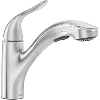 Moen Brecklyn Single-Handle Pull-Out Sprayer Kitchen Faucet With Power Clean In Chrome