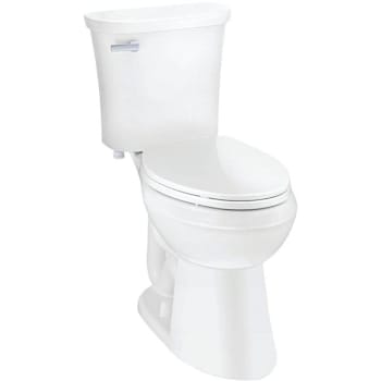 Premier 2-Piece All-In-One 1.28 GPF Single Flush Elongated Toilet, White