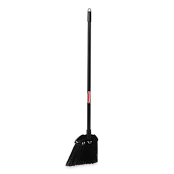 Rubbermaid Commercial 7.5 In. Lobby Broom, Vinyl Handle, Black