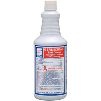 Spartan Germicidal Restroom Disinfectant Toilet Bowl Cleaner, 1 Qt, Case Of 12