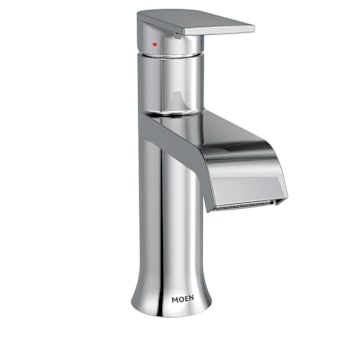 Moen Genta Chrome 1-Handle High-Arc 1.2 GPM Bathroom Faucet with Pop-Up