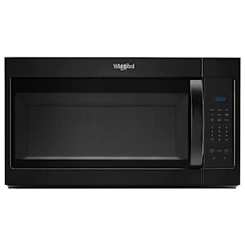 Whirlpool 1.7 cu. ft. Over The Range Microwave, Black, 1000 W