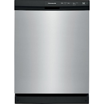 Frigidaire ENERGY STAR Built-In Dishwasher, 55 Dba, Stainless Steel, Front Control, 3 Wash Cycles, 24"