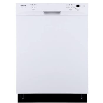 Seasons ENERGY STAR 24 In. Front Control 52 dBA Dishwasher With 2 Racks Stainless Steel Tub, White